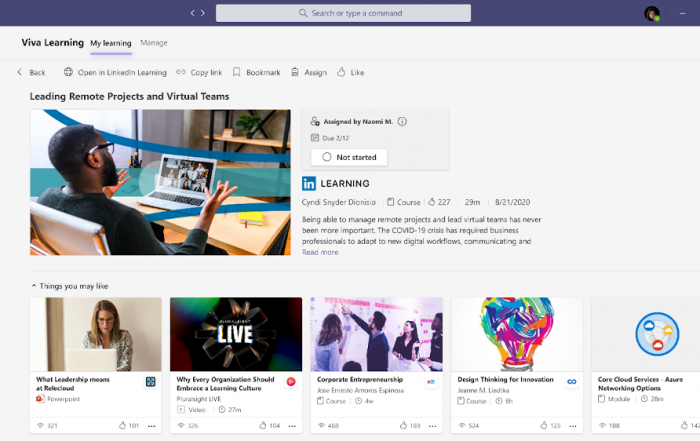Microsoft-Viva-Learning