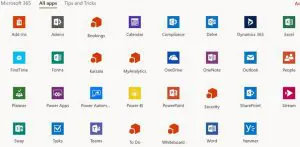 microsoft-365-list-apps