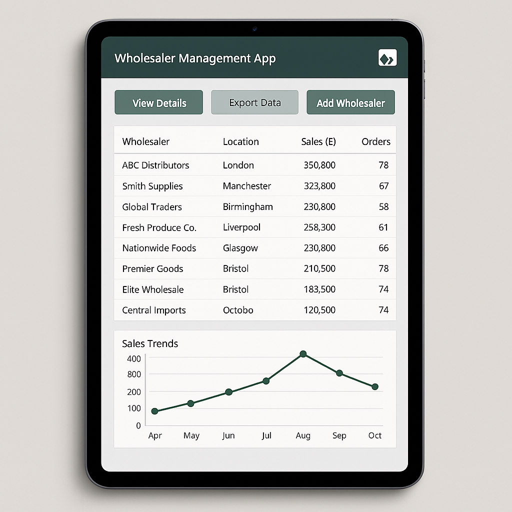 Wholesaler management 