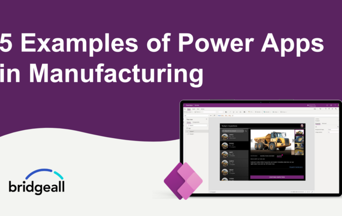 manufacturing power apps examples