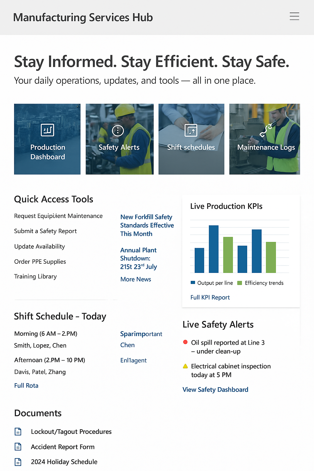 manufacturing-intranet-idea