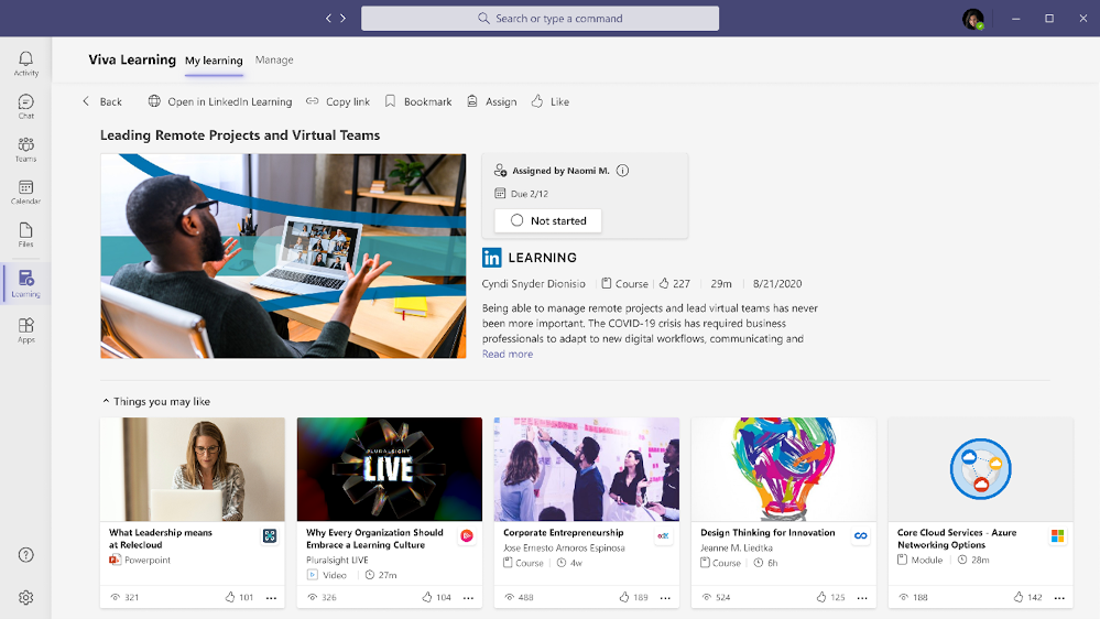 Microsoft-Viva-Learning
