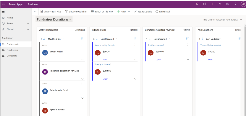  Power Apps model-driven apps examples 